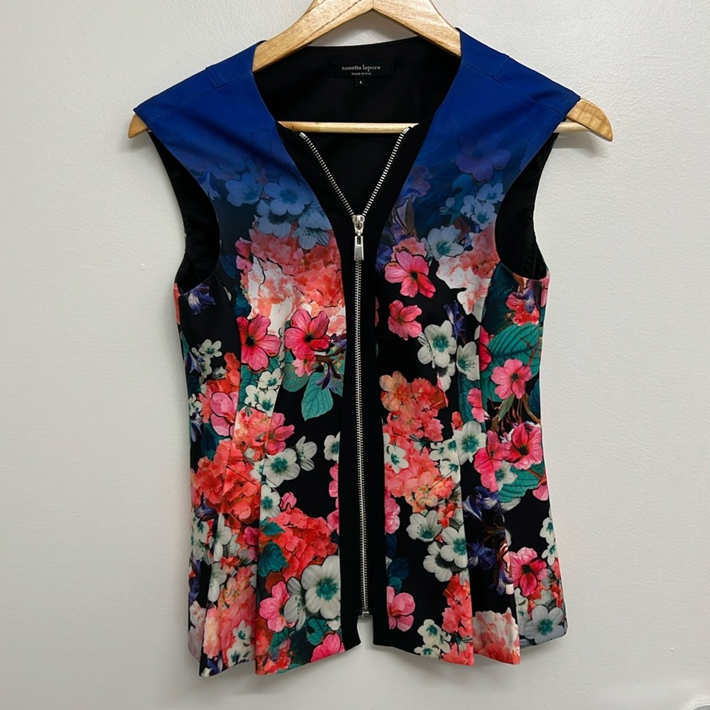 Nanette Lepore sleeveless top great for work and after work